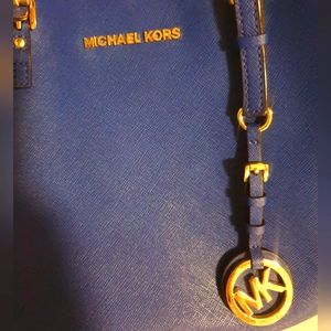 Royal Blue Michael kors shoulder bag
